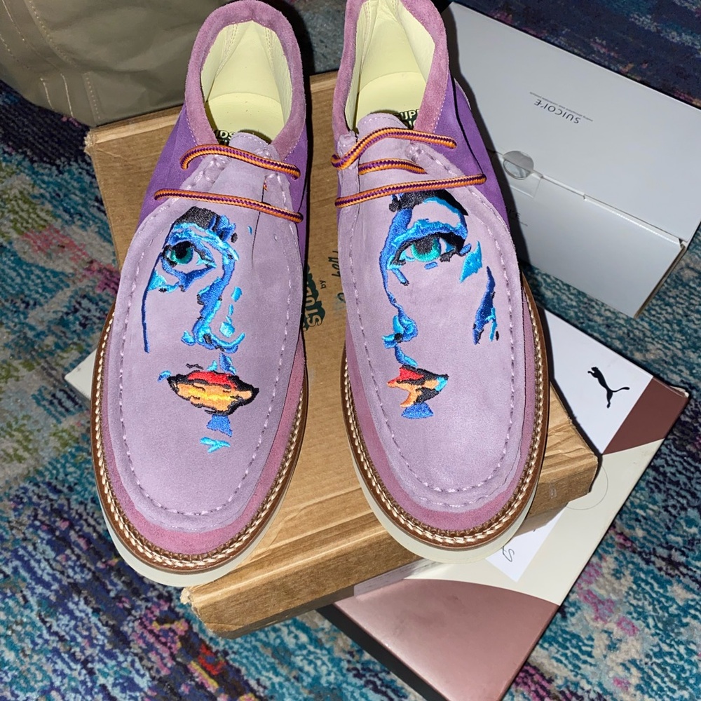 KidSuper x Cocker Wallabee Shoe with Vibram Soles